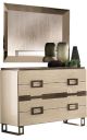 Poesia Single Dresser / Mirror SET