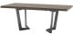 Elite Dining Table Brown  Silver Birch SET