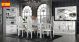 Carmen White Dining Room SET