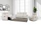 8501 White w/Manual Recliners SET