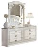 Aida White Silver Dresser SET