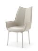 1218 swivel dining chair Grey Taupe SET