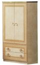 Aida Ivory 2 Door Wardrobe SET
