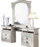 Aida White/Silver Vanity Dresser SET