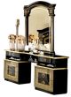 Aida Black/Gold Vanity dresser SET