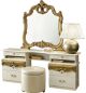 Barocco Ivory/Gold Vanity Dresser SET