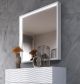 Wave WHITE mirror for Single dresser SET