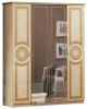 Aida Ivory 4 Door Wardrobe SET