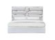 Da Vinci King Bed in Silver Grey 
