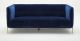 Deco Sofa in Blue Fabric