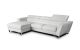 Sparta Mini Left Hand Facing Chaise in White