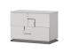 Infinity Premium Night Stand in Bianco Lucido