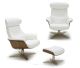 Karma White Ottoman