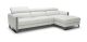 Nina Premium Leather Sectional In Right hand Facing