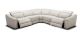 Nova Motion Sectional In Silver Grey