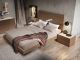 Faro Queen Size Bed in Walnut