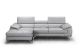 Liam Premium Leather Sectional in Left Hand Facing Chaise 