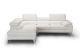 Nila Premium Leather Sectional In Left Facing Chaise
