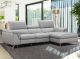 Serena Premium Leather Sectional in Right Hand Facing Chaise