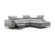 Viola Premium Leather Sectional in Right Hand Facing Chaise